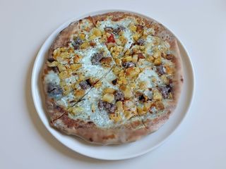 Bianca salsiccia e patate al forno