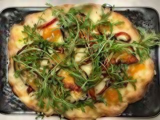 Pinsa bianca vegetariana