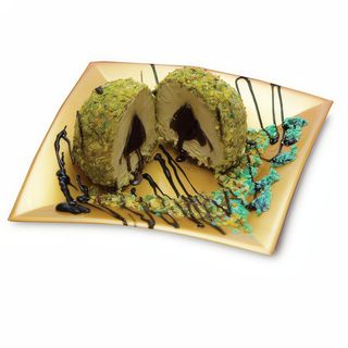 Tartufo al pistacchio con ripieno fondente