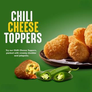 Jalapeño Chili Cheese Toppers 5 Pezzi Jalapeño piccante