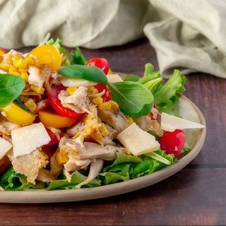 Insalata Stella - pane e grissini