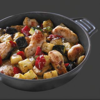 Tagliata di Pollo con verdure e patate