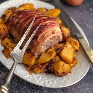 Arrosto di Lonza con patate