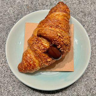 Croissant vegano al cioccolato