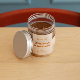 Cheesecake al cioccolato.