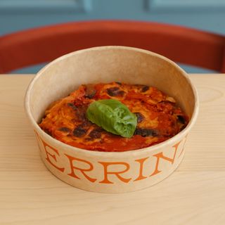 Parmigiana al forno di melanzane.