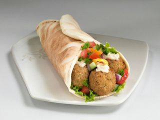 Piadina falafel