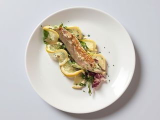 Filetto di spigola alla griglia