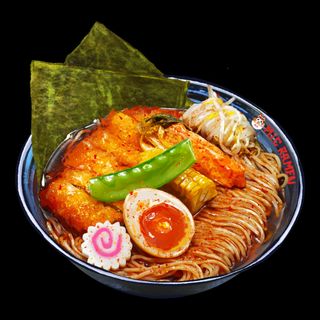 Spicy chicken katsu ramen
