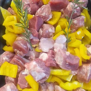 Peperonata mix di carne bianca...no Tacchino.  500grammi
