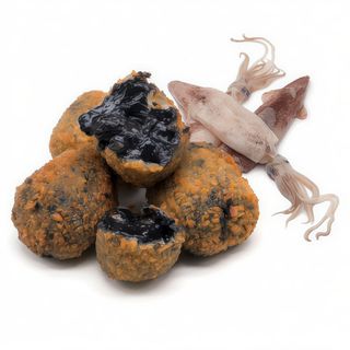 Crocchette con nero di seppia