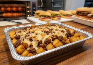 Patata con provola e salsiccia o hamburger o bacon o cheddar