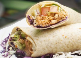 Wrap pulled pork
