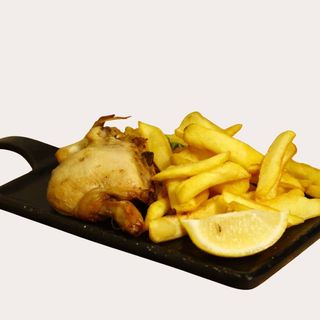 1 Coscia di pollo con patate