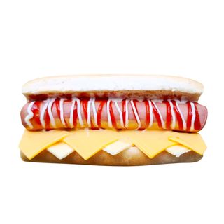 Cheese hot dog