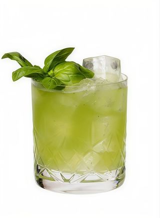 Gin basil smash