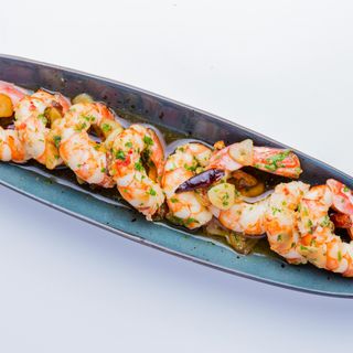 Gamberi al burro e aglio