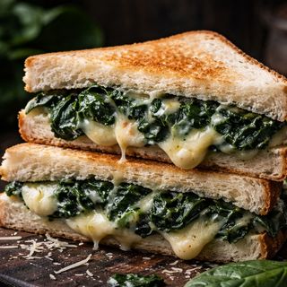Tramezzino spinaci e formaggio