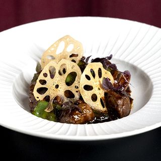 Dadolata di filetto di manzo black pepper