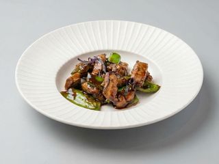 Dadolata di filetto di manzo black pepper