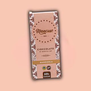 Tavoletta di cioccolato di Modica I.G.P alla mandorla