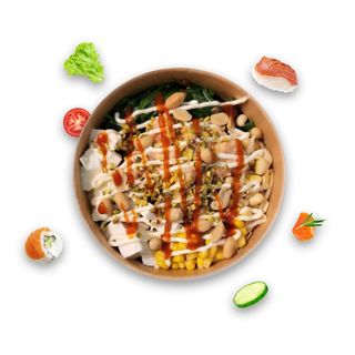 Salmon poké - large
