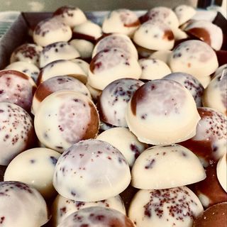 Cioccolatino bianco/latte 5 pezzi