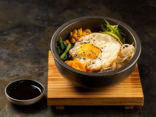 Bibimbap vegetariano