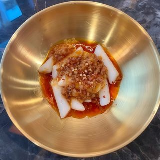 Gnocchi di riso coreani piccanti al