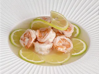 Gamberetti con limone