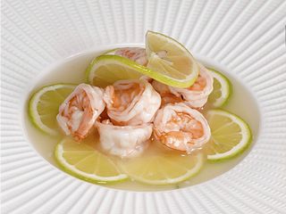 Gamberetti con limone
