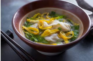 Zuppa di ravioli speciali alle farine fatti a mano