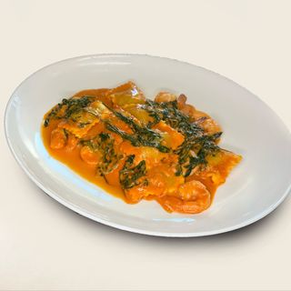 Ravioli Gamberetti e Rucola