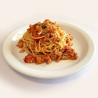 Spaghetti al Tonno con Pomodoro fresco