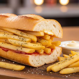 Panino con le patatine