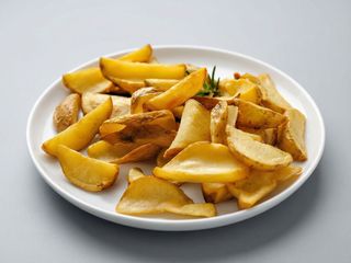 Patatine dipping rigate