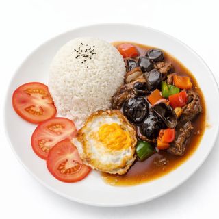  Riso con cotoletta di maiale 猪排盖饭