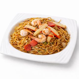海鲜炒面 – Spaghetti saltati con frutti di mare