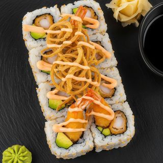 107-Uramaki Onion Tempura Roll