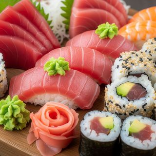 202-Sushi sake maguro