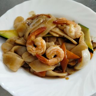 Gnocchi di riso con gamberi