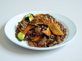 Manzo salsa ostriche