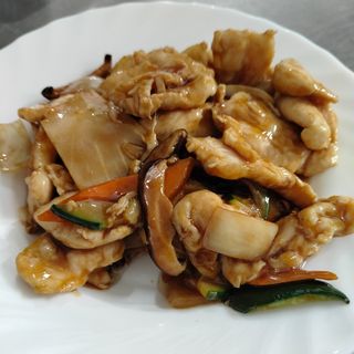 Pollo con verdure miste