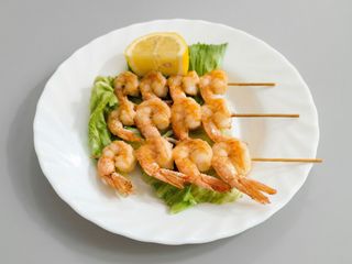Spiedini di gamberi 