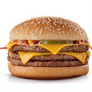 Triplo cheeseburger - panino