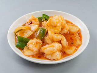 067-Gamberi Con Salsa piccante