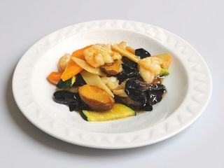 069-Gamberi Con Verdure