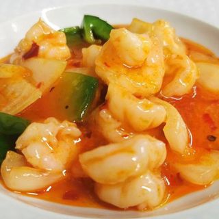 067-Gamberi Con Salsa piccante