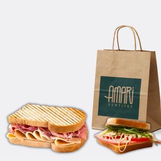 Toast prosciutto e mozzarella 