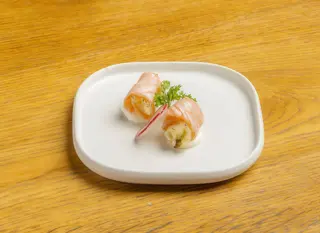 Salmon flower 3 pezzi